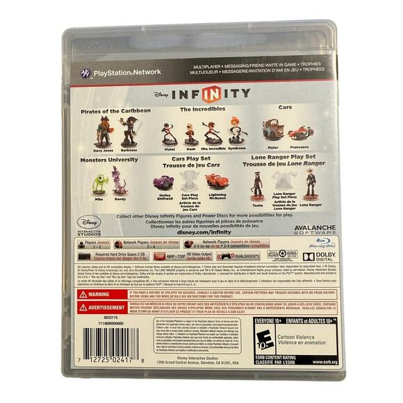Disney Infinity PS3 Game Excellent, Mint Condition - 2013 Release - Picture 2 of 6